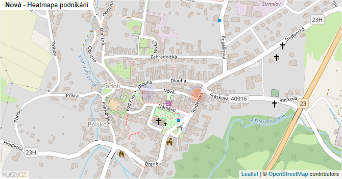 Nová - mapa podnikání