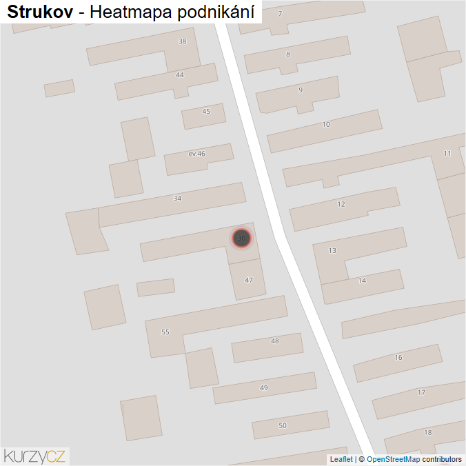 Mapa Strukov - Firmy v obci.