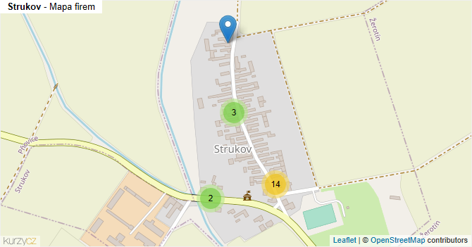 Strukov - mapa firem