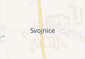 Svojnice v obci Strunkovice nad Blanicí - mapa části obce
