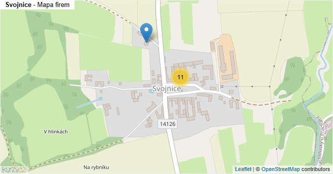 Svojnice - mapa firem