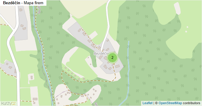 Bezděčín - mapa firem