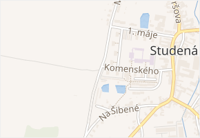 Mírová v obci Studená - mapa ulice