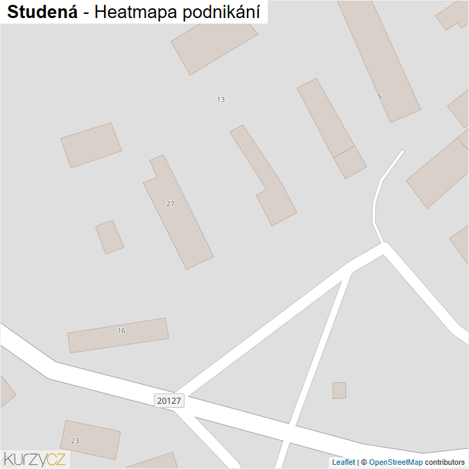 Mapa Studená - Firmy v obci.