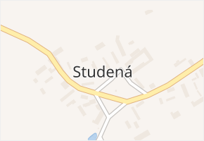 Studená v obci Studená - mapa části obce