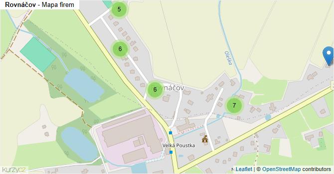 Rovnáčov - mapa firem