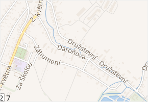 Daroňova v obci Studénka - mapa ulice