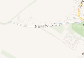 Na Trávníkách v obci Studénka - mapa ulice