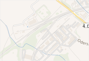 Oderská v obci Studénka - mapa ulice