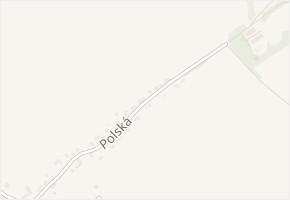 Polská v obci Studénka - mapa ulice