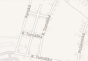 R. Tomáška v obci Studénka - mapa ulice