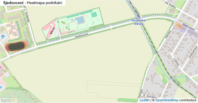 Sjednocení - mapa podnikání