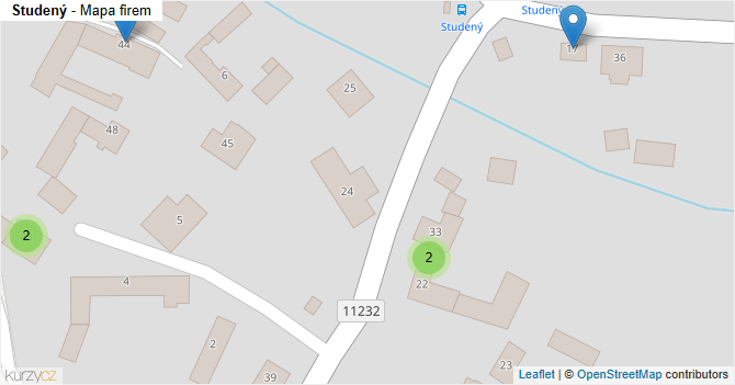 Studený - mapa firem