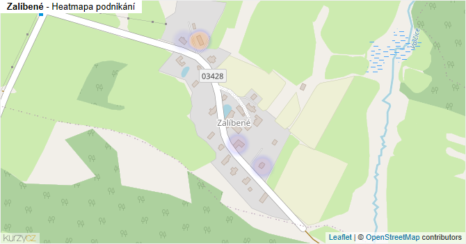 Zalíbené - mapa podnikání