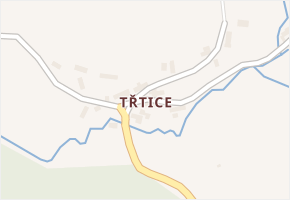 Třtice v obci Studnice - mapa části obce