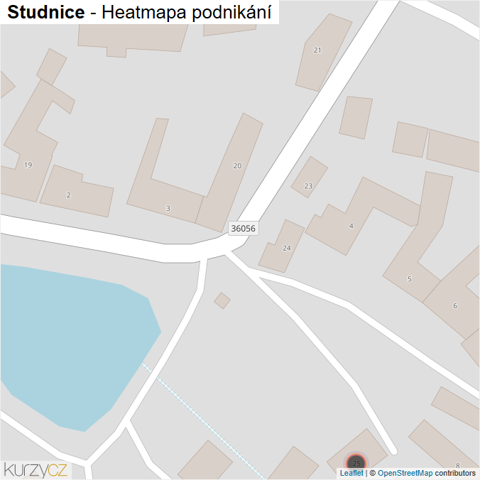 Mapa Studnice - Firmy v obci.