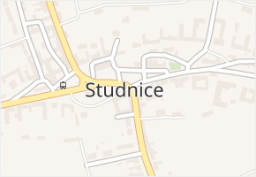 Studnice v obci Studnice - mapa části obce