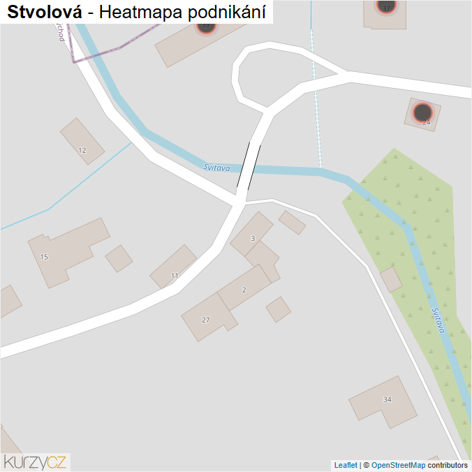 Mapa Stvolová - Firmy v obci.