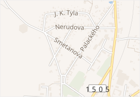 Smetanova v obci Suchdol nad Lužnicí - mapa ulice