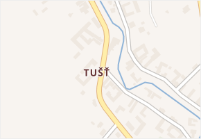 Tušť v obci Suchdol nad Lužnicí - mapa části obce