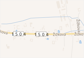 Žižkova v obci Suchdol nad Lužnicí - mapa ulice