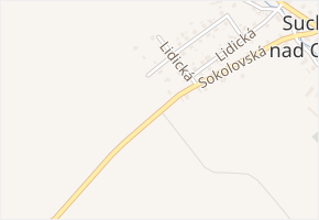 Sokolovská v obci Suchdol nad Odrou - mapa ulice