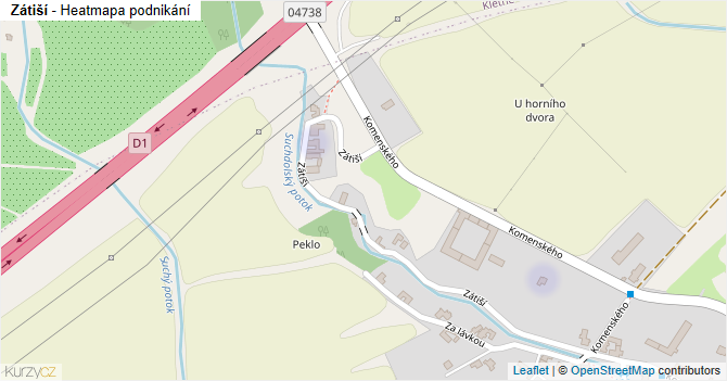 Zátiší - mapa podnikání