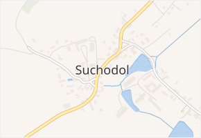 Suchodol v obci Suchodol - mapa části obce