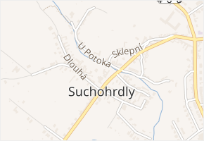 Příční v obci Suchohrdly - mapa ulice