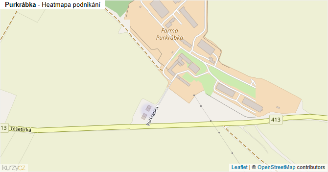 Purkrábka - mapa podnikání
