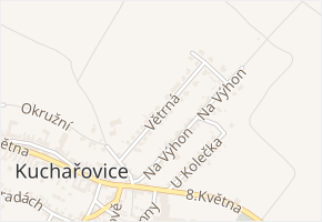 Větrná v obci Suchohrdly - mapa ulice