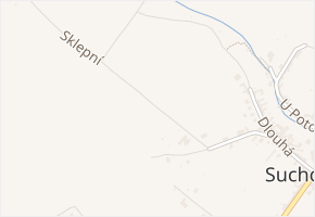 Vinohrady v obci Suchohrdly - mapa ulice