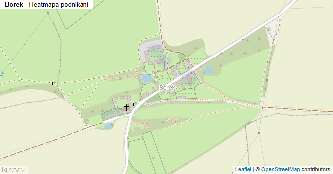 Borek - mapa podnikání