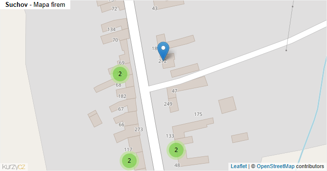 Suchov - mapa firem