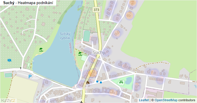 Suchý - mapa podnikání