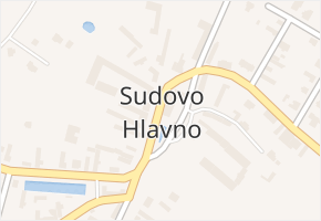 Sudovo Hlavno v obci Sudovo Hlavno - mapa části obce