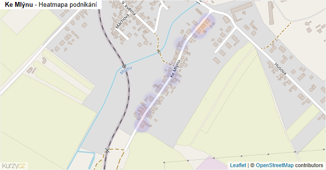 Ke Mlýnu - mapa podnikání