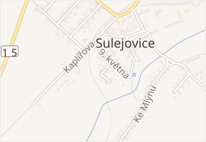 Máchova v obci Sulejovice - mapa ulice