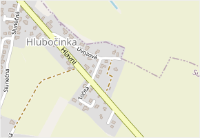 Chmelová v obci Sulice - mapa ulice