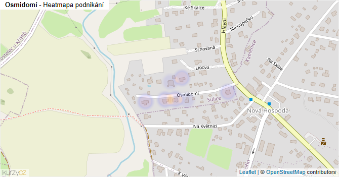 Osmidomí - mapa podnikání