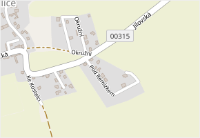Pod Remízkem v obci Sulice - mapa ulice