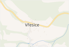 Vřesice v obci Sulíkov - mapa části obce