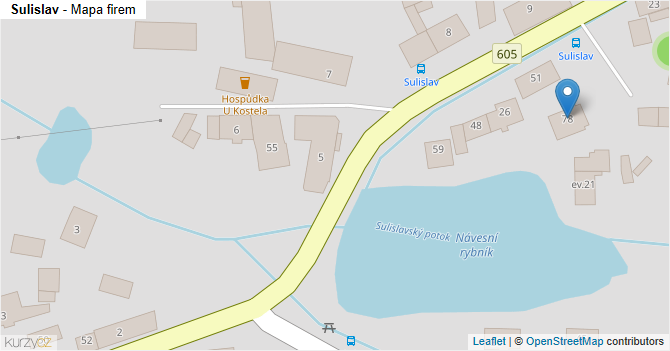 Sulislav - mapa firem
