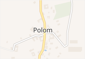Polom v obci Sulkovec - mapa části obce