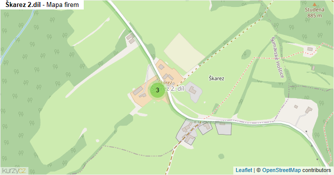 Škarez 2.díl - mapa firem
