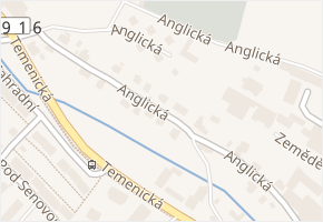 Anglická v obci Šumperk - mapa ulice