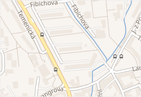 Čajkovského v obci Šumperk - mapa ulice