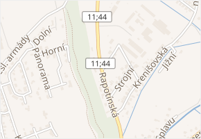 Holubí v obci Šumperk - mapa ulice