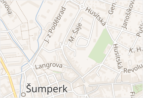 Mazalova v obci Šumperk - mapa ulice