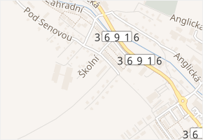Pod hájovnou v obci Šumperk - mapa ulice
